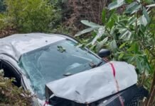 पिथौरागढ़ के बेरीनाग में भीषण हादसा: अनियंत्रित कार गहरी खाई में गिरी, दो महिलाओं की मौत